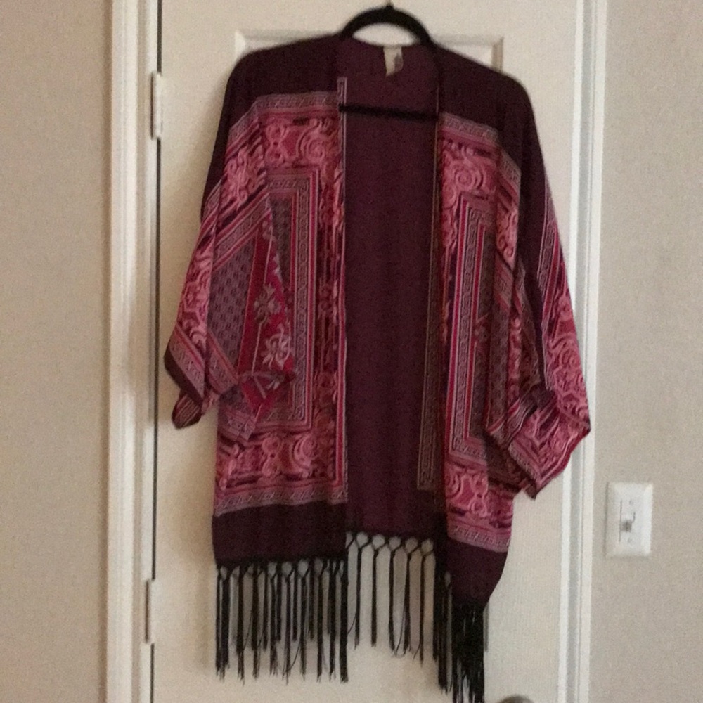 Fringed Kimono
